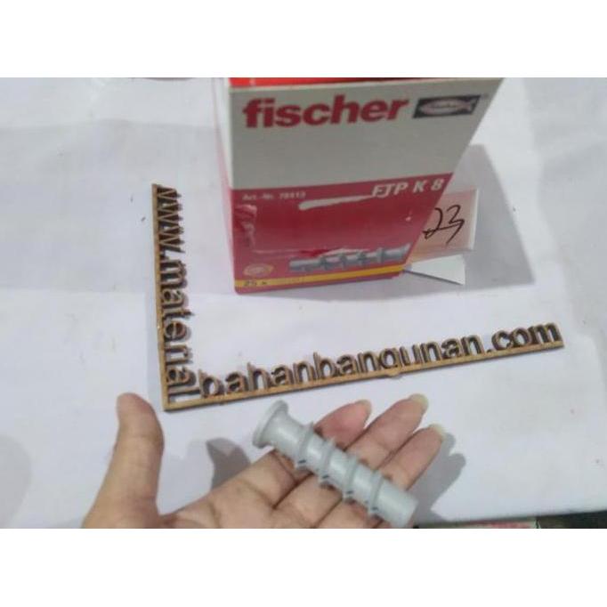 BEBAS ONGKIR - fisher m8 hebel pvc viser fiser baut kuat bagus jerman k8 1 kotak