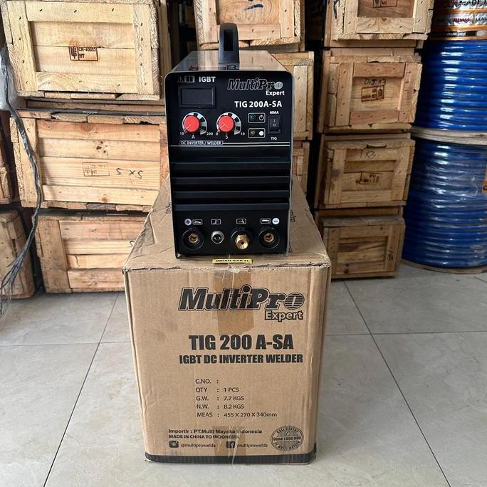 NEW MESIN LAS TIG ARGON STAINLESS MULTIPRO TIG 200 MESIN LAS ARGON TIG200