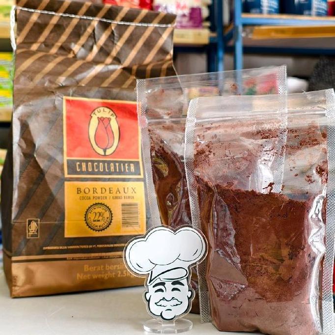 Coklat Bubuk Tulip Bordeaux / Tulip Bordeaux Cocoa Powder 100Gr,250Gr