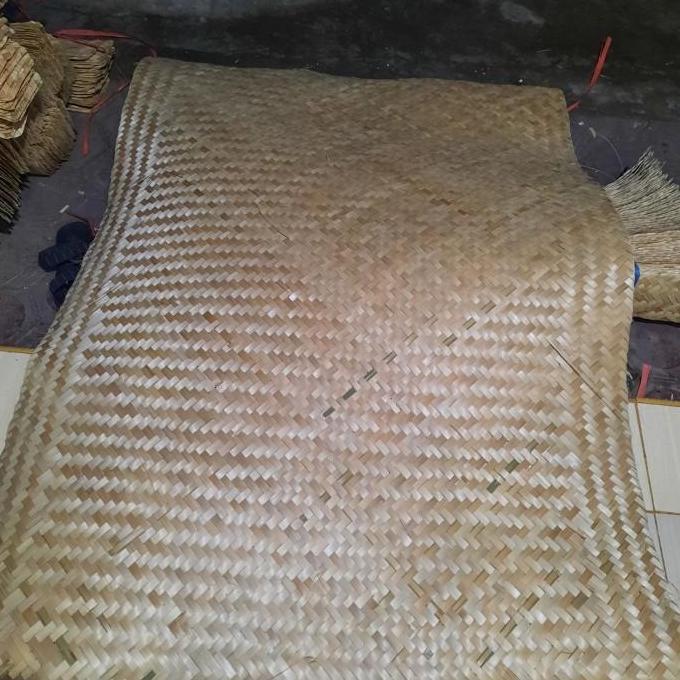 Allthebest- besek anyaman bambu tikar bambu dinding bambu ukuran 190x130 cm