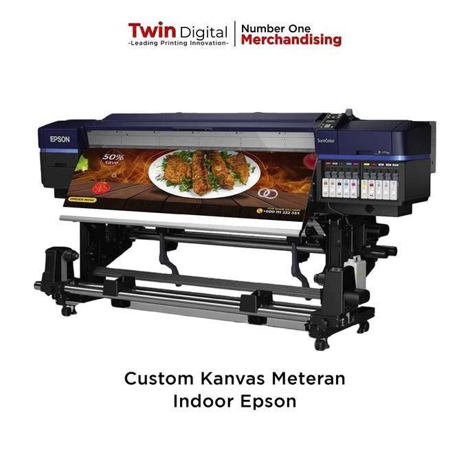 Cetak Kain Kanvas Meteran / Bahan Kanvas Lukis Besar - Kanvas Epson