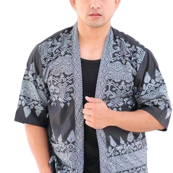 DISKON [0101] KIMONO BATIK RUSTIAN COLLECTION - KIMONO PRIA KIMONO KEKINIAN OUTER KIMONO ISLAMI Baju
