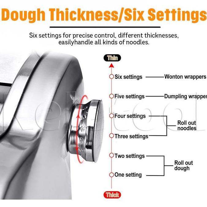 Mesin Mie Listrik Pasta Pastel Listrik Noodle Maker Kue Bawang Mesin Stainless Steel Machine Pangsit