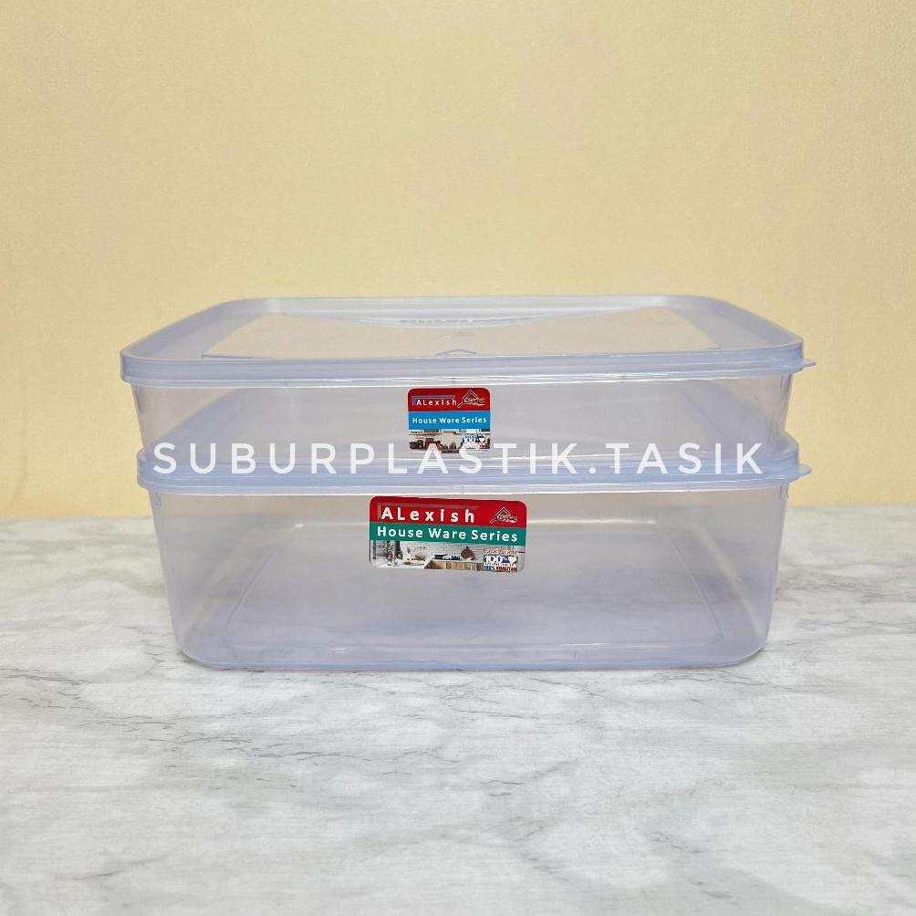 [6 pcs] Toples Diana Multipack Plastik 2000 & 3500 ml Wadah Donat Makanan Bening Container Sealpack