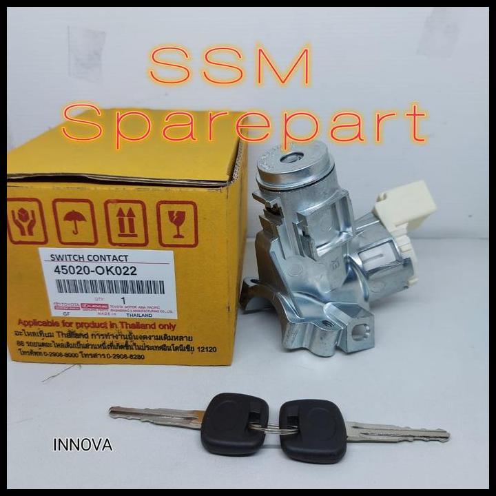 GRATIS ONGKIR SWITCH KUNCI KONTAK SET TOYOTA INNOVA ORIGINAL 