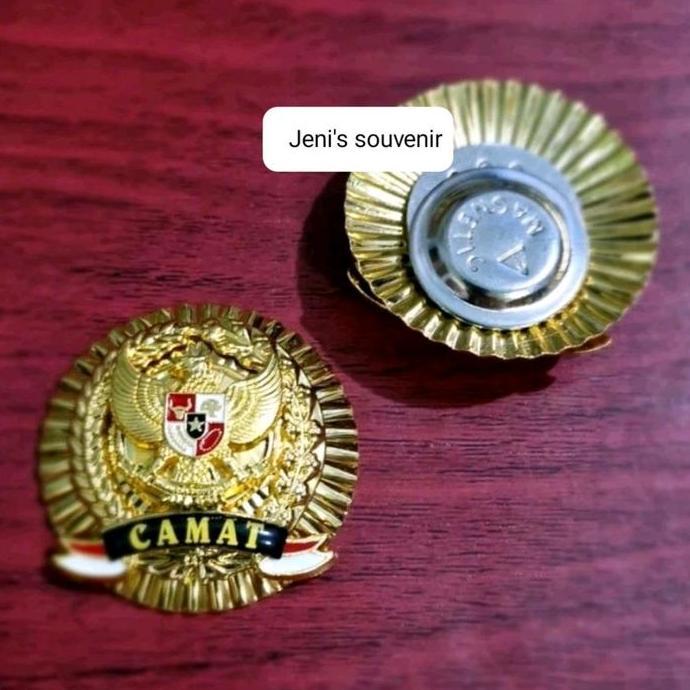 Pin camat model magnet terbaru - lencana camat