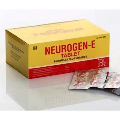 Neurogen E Tablet B-Complex Plus Vitamin E, 100 tablets// singapore