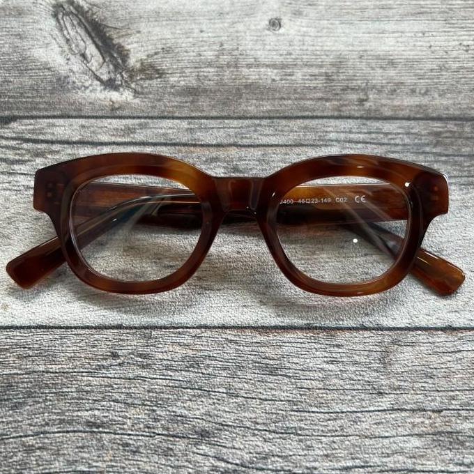 Acetate Frame Edition - Denham Dyed Orange - Free Hard Case