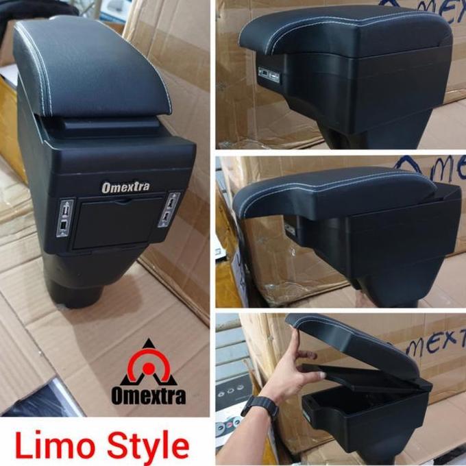 Omextra Armrest Vios Gen1&Gen3 Console Box Vios th 03-07 & 2013 keatas