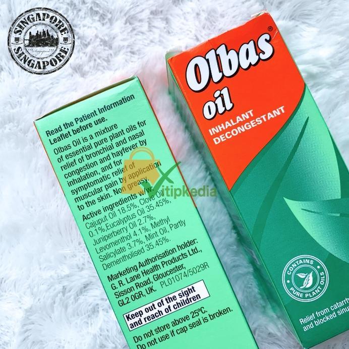 Lanes Olbas Oil - 30ml// Singapore