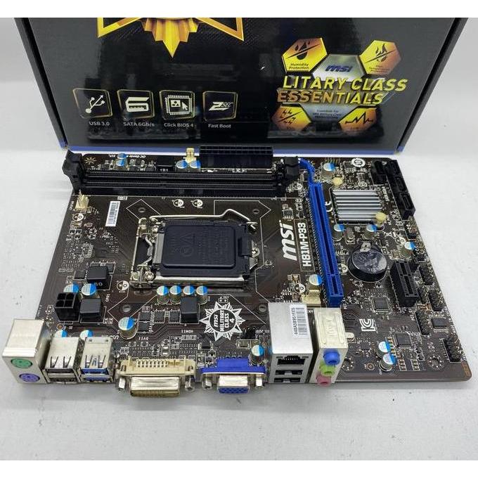 Motherboard Msi H81M-P33 Socket 1150 Tersedia