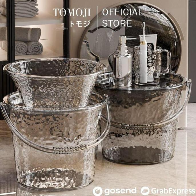 IRMAZUKI81 - TOMOJI EMBER GAYUNG BASKOM - PERLENGKAPAN MANDI MINIMALIS ESTETIK & BERKUALITAS, DESAIN