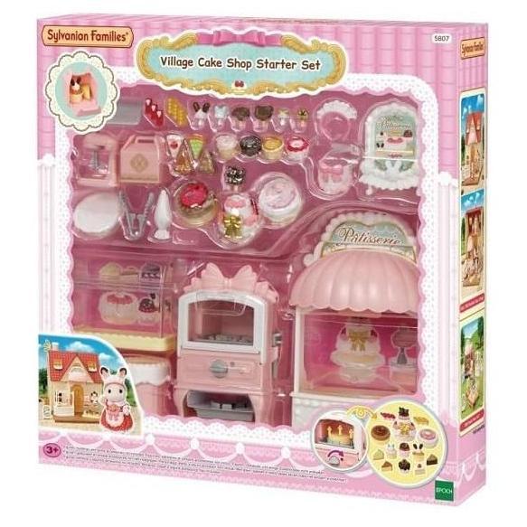 [FR} Mainan Koleksi Sylvanian Families Village Cake Shop Starter Set