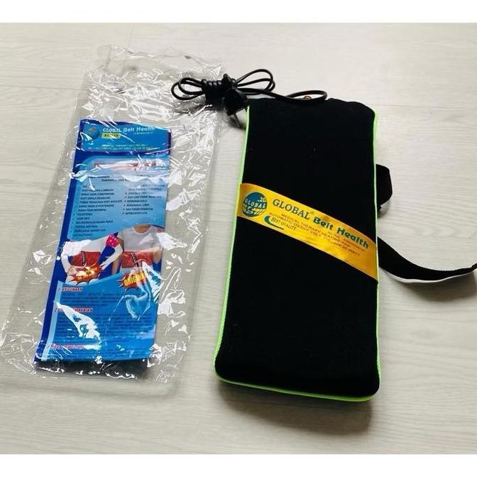 Global Belt Health Bantal Terapi Panas Listrik Elektrik 35x16 cm 30 Watt Mengatasi Sakit Pinggang & 