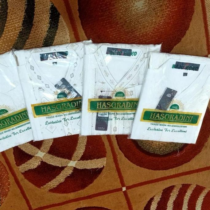 Koko Mewah Hasgradini Jaguar Lengan Panjang Bordir Warna - Motif, Muslim Dewasa