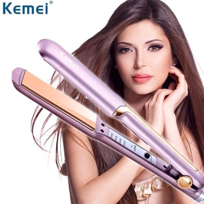 Catokan Tourmaline Ceramic Kemei 459 ORIGINAL Pelurus dan Curly / Catokan Rambut ORI Kemei 459 KM HA