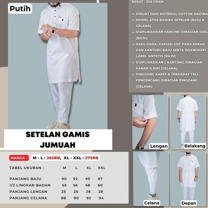 SETELAN GAMIS PRIA MODEL PAKISTAN SATU STEL BAJU DAN CELANA DAPAT BONUS PECI RAJUT