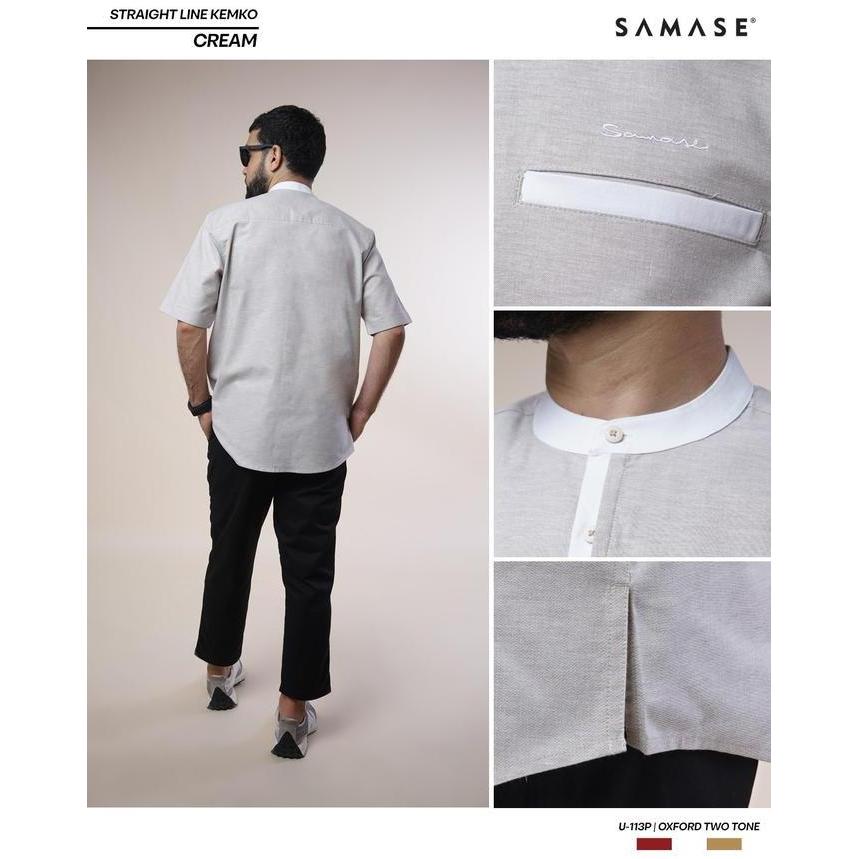 SAMASE Ori Baju Muslim Koko Kemko Straht Kemko U-113P