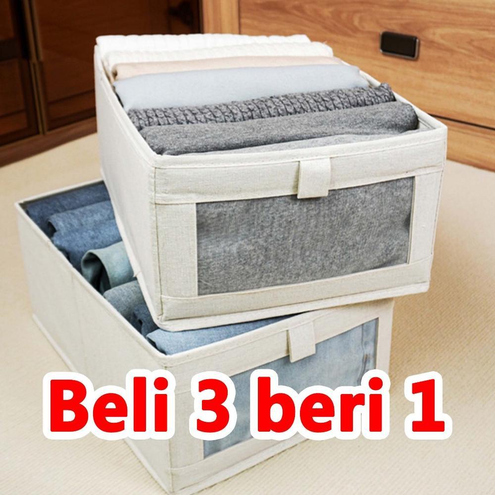 storage box Kotak Penyimpanan Serbaguna Kotak Penyimpanan Pakaian Underware Storage Box penyimpanan 