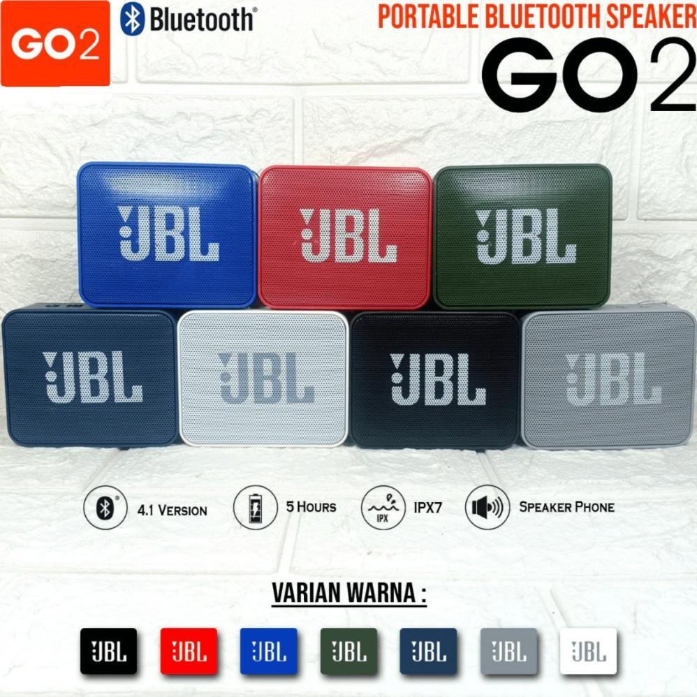 NEW BLUETOOTH SPEAKER PORTABLE GO 2 MINI BASS WIRELESS MP3 PLAYER SUPPORT AUX RADIO FM USB MEMORI CA