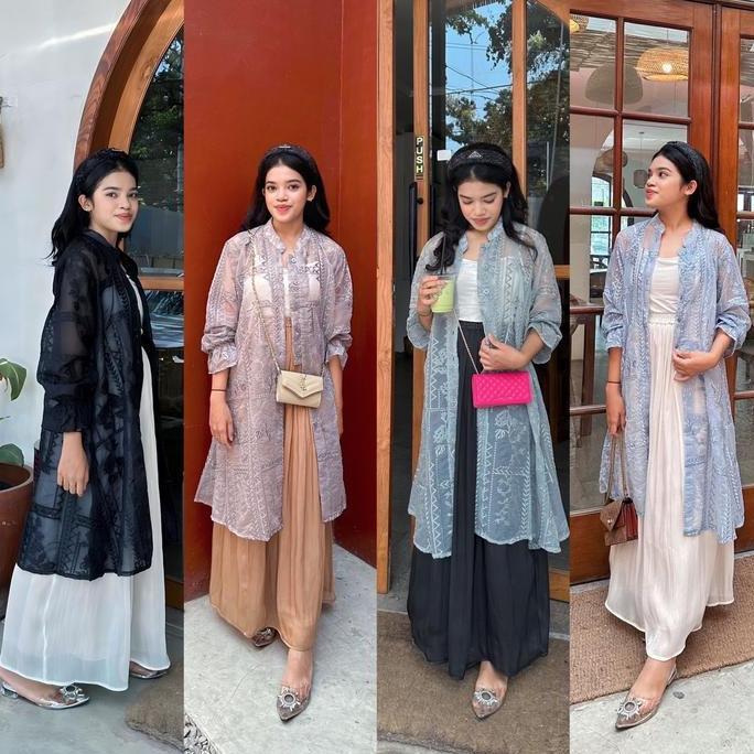 ZINDAYA  ORGANZA LONG OUTER DRESSS