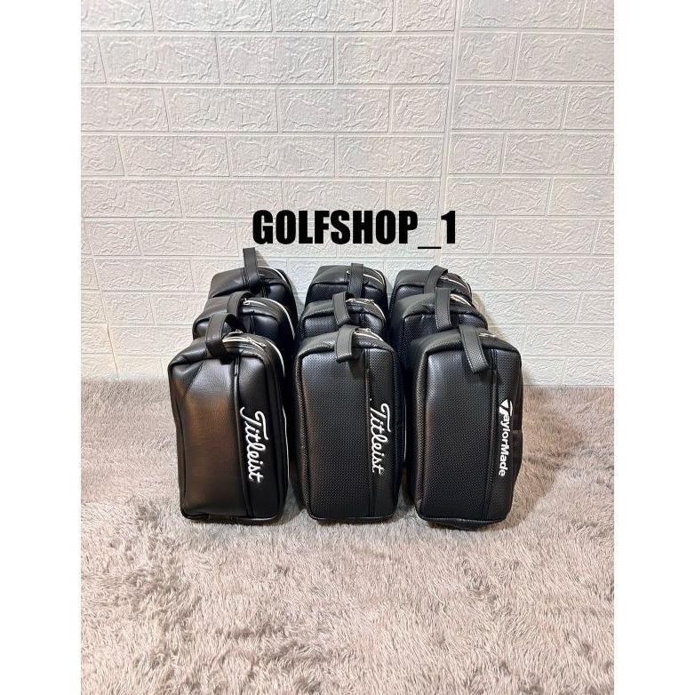 BIG SALE Bag bola golf honma tas Pouch Serbaguna hand bag golf - Hitam