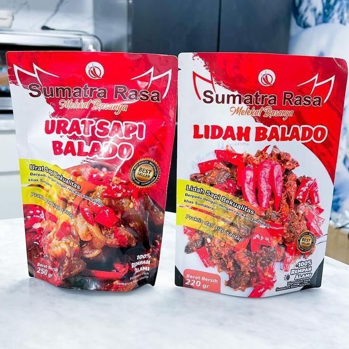 KABINEN_BONE - LIDAH SAPI BALADO SUMATRA RASA FOOD DENDENG FROZEN  MEAT  DAGING  PEDAS  RENDANG  INS