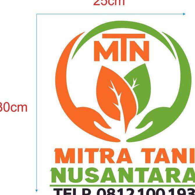 Murah Pesanan Khusus Stiker Mitra Besar Tani 100 Pcs