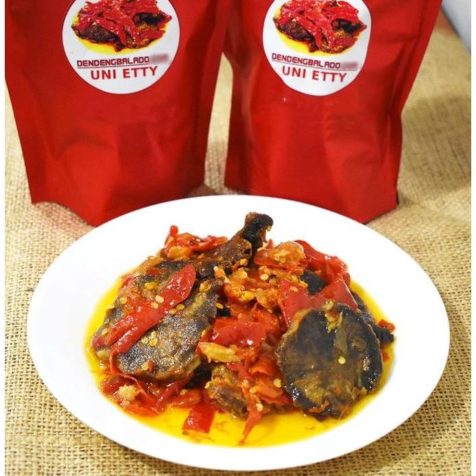 KABINEN_BONE - LIDAH BALADO / LIDAH SAPI GORENG BALADO / SIAPA SAJI (KEMASAN VAKUM) -  TANPA PENGAWE