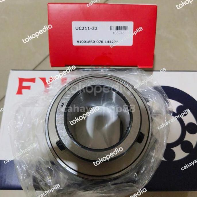 UC 211-32 As 2 inch Bearing Insert Merk FYH Jepang