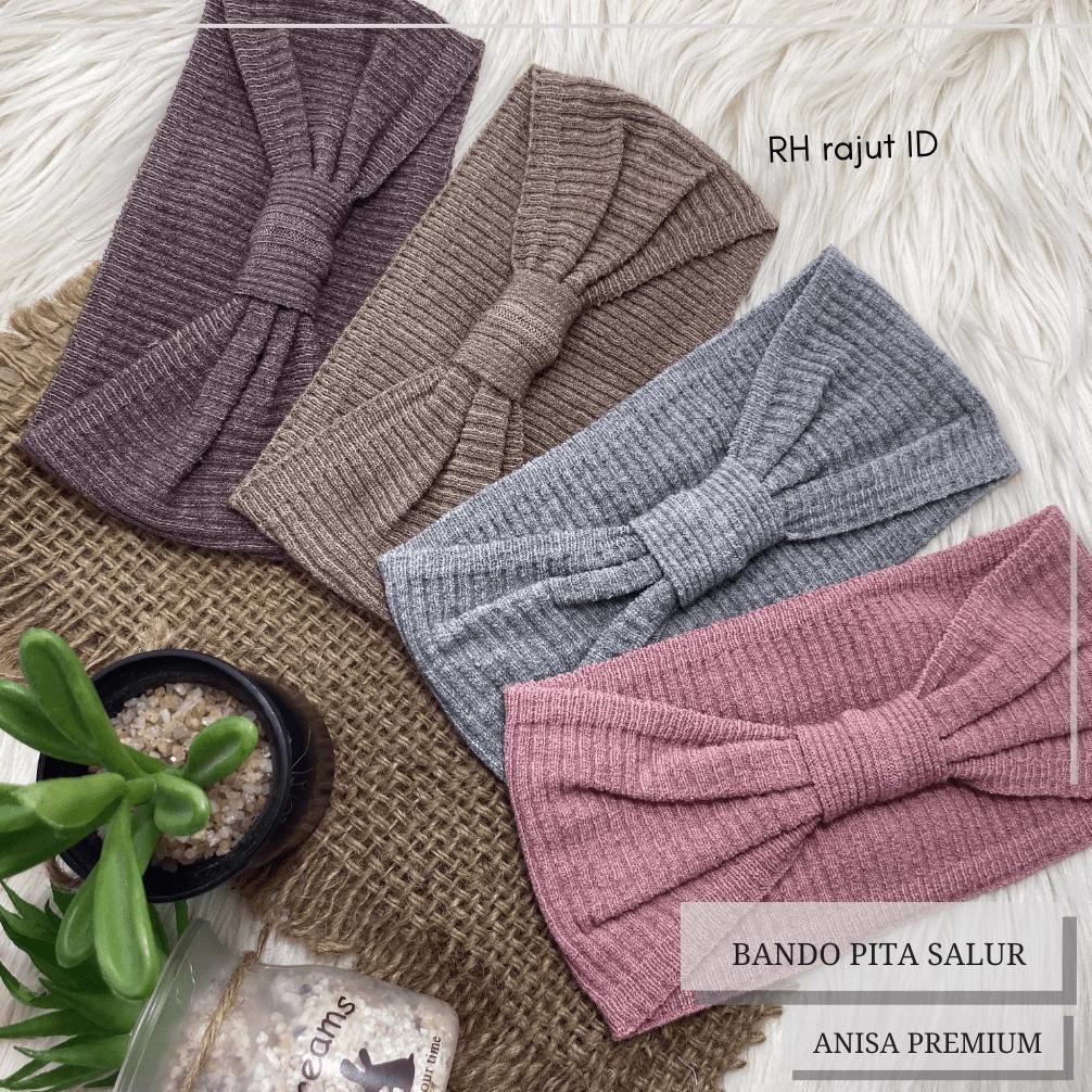 rajut Bandana Pita Rajut / bando pita rajut High Quality untuk anak dan dewasa