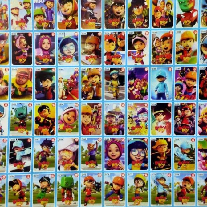 [ 2 Lembar / 200 PCS ] Mainan Gambar Adu Gepok / Poster Gambar / Mainan Kartu / Kartu Gepok / Poster