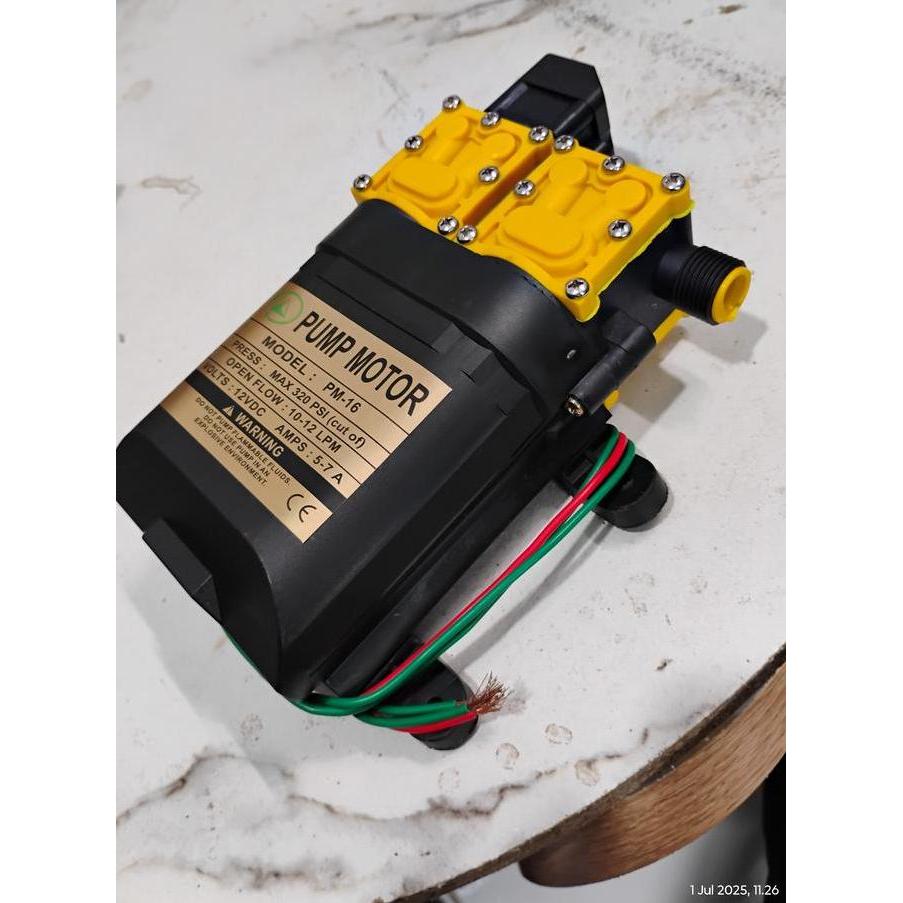 Paket Sprayer Pertanian Dinamo Steam 320Psi Selang 50Meter