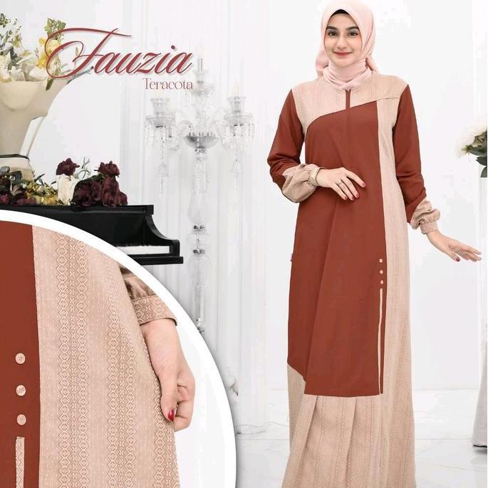 Fauzia Sarimbit Raunapride Teracotta Butik Salisa Baju Keluarga Muslim