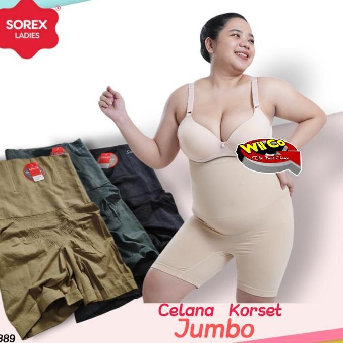 Yuksist- K389 Sorex Celana Korset Jumbo Wanita, Celana Dalam Korset, Korset Sorex Bb 75 - 100 Kg