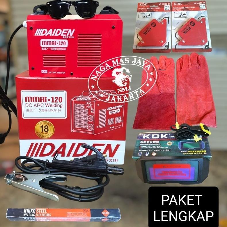 MESIN LAS DAIDEN MMAi 120 TRAVO LAS INVERTER DAIDEN MMAI 120 MESIN LAS 120A 900 WATT DAIDEN