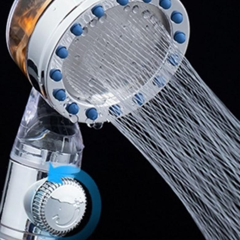 kepala shower mandi turbo pancuran air deras baling baling hand shower head