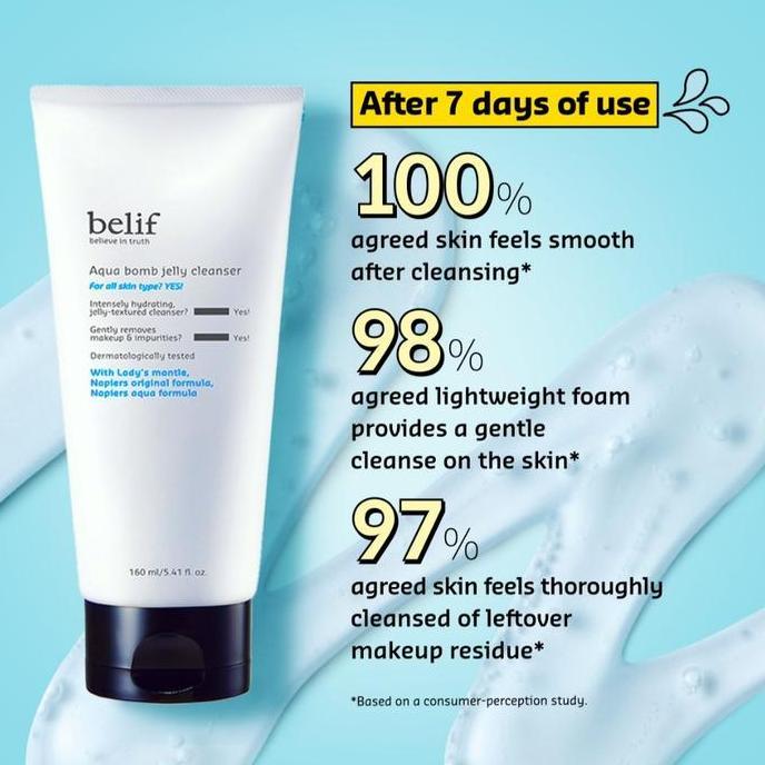 BELIF Aqua Bomb Jelly Cleanser 160ml Termurah