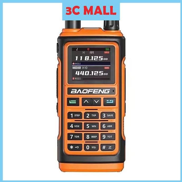 Ht BF Uv-17 Dual Band Type C Radio Walkie-talkies Frekuensi Penerbangan 5000km terlaris