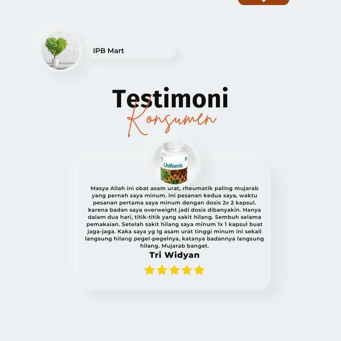 Sehatterusya- Lhiforric Herbal Unt Asam Urat, Nyeri Sendi Mengandung Sidaguri