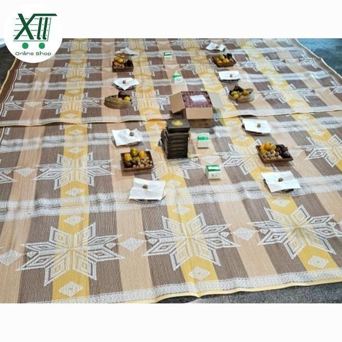 Leisure Matt 3X4 Meter Tikar Lipat Serbaguna Plastik Motif