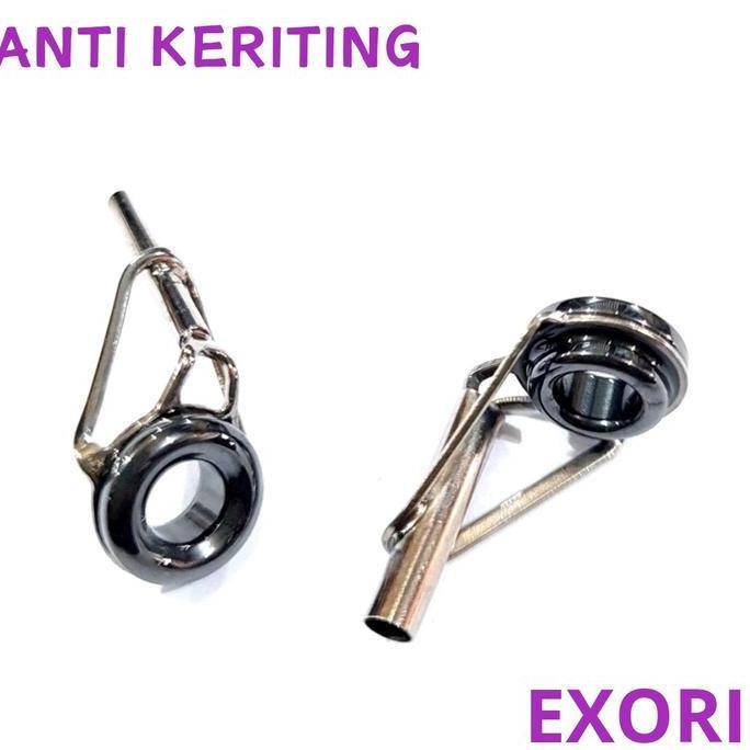 Langsungdapat- Marit Ujung Joran Double Keramik Exori Ulfstst - Bahan Keramik Lebih Tebal - Mancing,