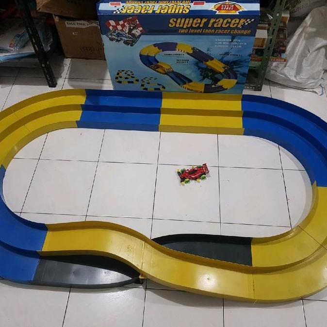 Lansungkirim- Mainan Lintasan Jalan Track Tamiya 2 Jalur - Mainan Track Tamiya