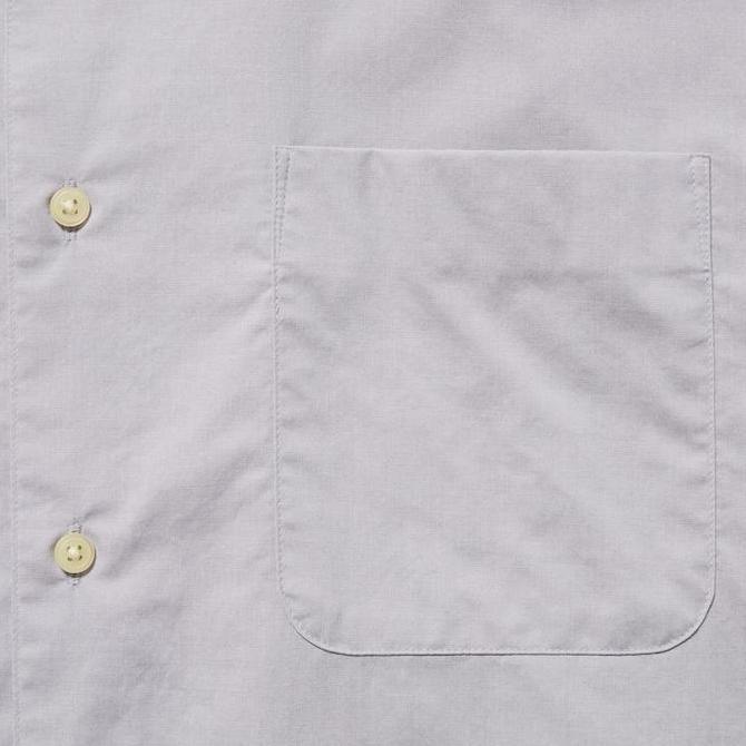 Kemeja katun baju koko kerah tegak lengan pendek UNIQLO ORINAL