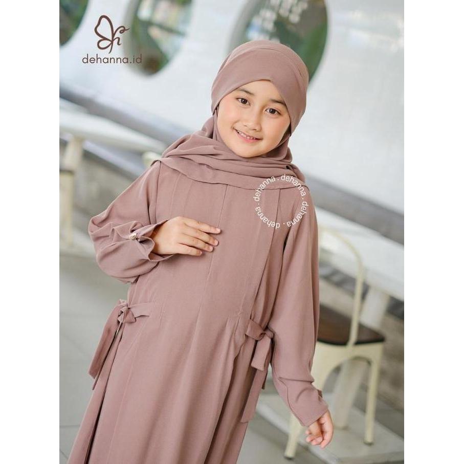 Set Abaya + French Khimar Couple (dijual teisah) Ibu Dan anak Perempuan Setelan Umroh Syar'i Cadar