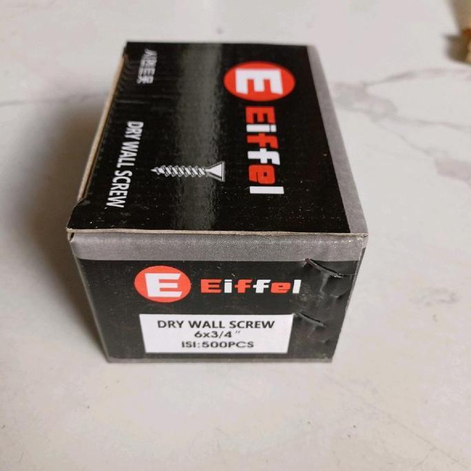 Yukbisa- Sekrup Gypsum 3/4 Inchi Skrup Gypsum 2Cm 1Box Isi 500Pcs Baut  Sekrup