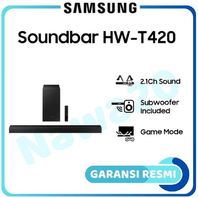 SAMSUNG SOUNDBAR HWT420 HW T420 HW-T420 ORIGINAL terlaris