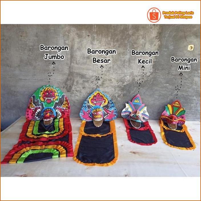 [Termurah ] 1 Set Paket Mainan Anak Barongan + Celana Tinggal Pakai Berbagai Ukuran Variasi Satisfac