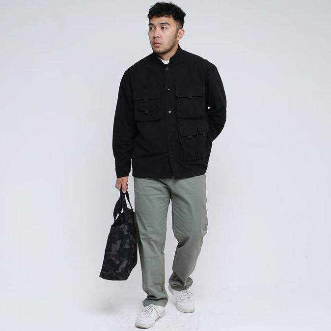 MGee Baju Kemeja Jacket Koko Koleksi OVERSIZE Amiri C003 Black