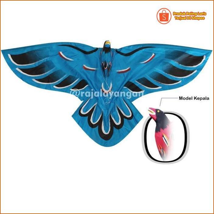 Layang Layang Karakter Burung Garuda| Layangan Lipat | Layangan Kain Karakter Terjangkau